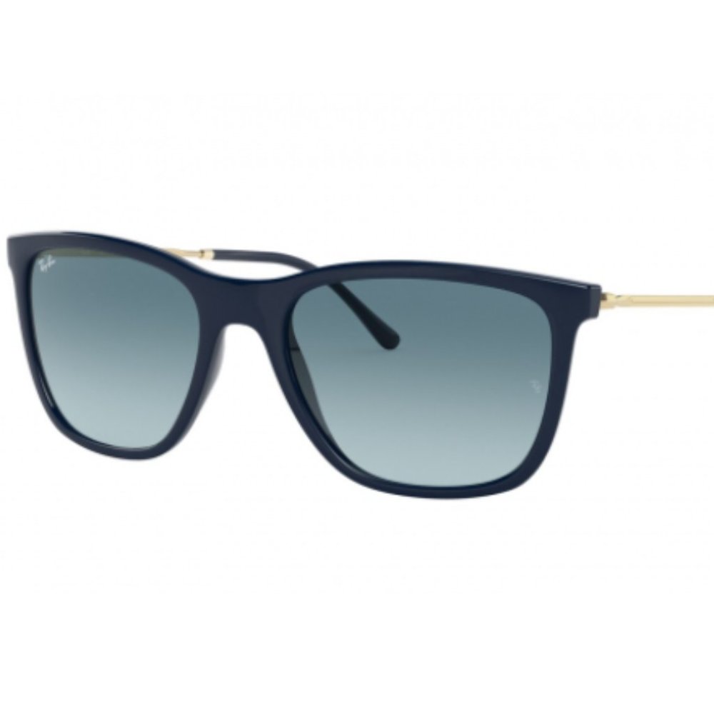 Ray-Ban 56mm Pillow Sunglasses Blue / Blue gradient grey